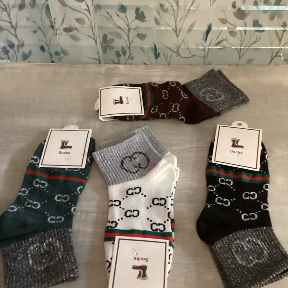 Stylish Multicolor Socks Set - Picture 4 of 6